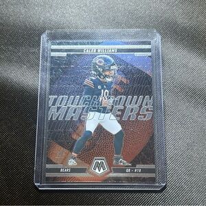 Chicago Bears QB Caleb Williams Touchdown Masters Trading Card